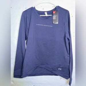 NWT Under Armour Milwaukee Athletic Club ColdGear Women’s Navy Tulip Hem Large